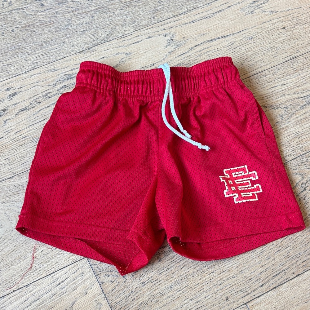 Eric Emanuel Red Kids Shorts